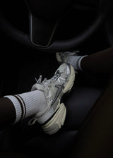 Espresso Crew Grip Sock